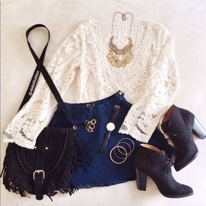 ✨Crochet long sleeve top